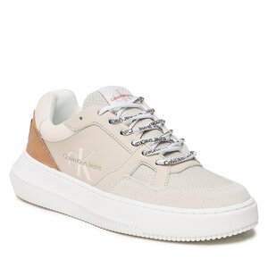 Sneakersy Calvin Klein Jeans - Chunky Cupsole Fluo Contrast YW0YW00925 Eggshell/Raspberry Sorbet 0F4.