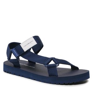 Sandále Calvin Klein Jeans - Prefresato Webbing Strap Badge YM0YM00639 Rich Navy C71.
