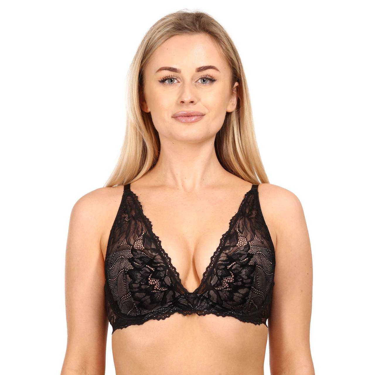 Soutien-gorge pour femmes Calvin Klein noir (QF6396E-UB1) 65C.
Le soutien-gorge sans armatures de la célèbre marque Calvin Klein est très confortable, non seulement en raison de la matière utilisée, mais aussi parce qu'il est parfaitement cousu.