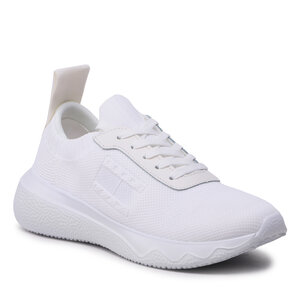 Sneakersy Tommy Jeans - Flexi Contrast Brand EN0EN02139 Ecru YBL.