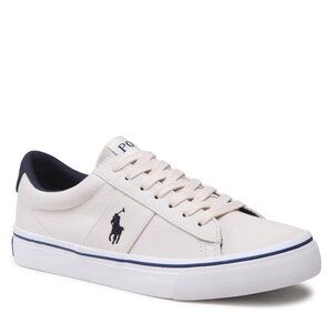 Sneakersy Polo Ralph Lauren - Sayer RF103767 Sand Recycled Canvas w/ Navy PP.
