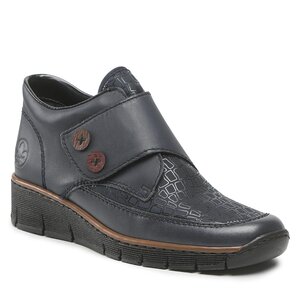 Členková obuv Rieker - 53760-14 Blau.