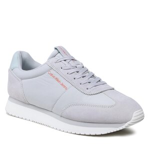 Sneakersy Calvin Klein Jeans - Retro Runner Wingtip Mix YM0YM00620 Oyster Moshroom/Grey/Orange 0IM.