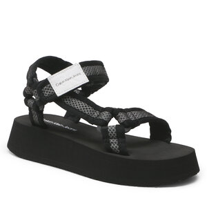 Sandále Calvin Klein Jeans - Prefresato Sandal Webbing Mesh YW0YW00969 Black BDS.