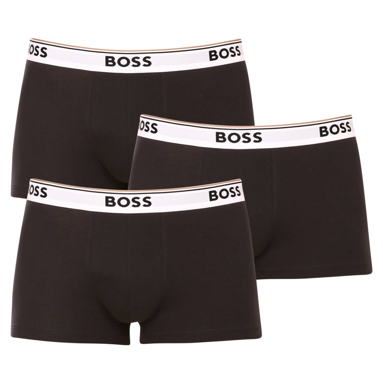 3PACK Moške boksarice BOSS črne (50475274 994) XXL.
Privoščite si popolno udobje in brezčasen slog z moškimi boksericami BOSS.
Vrhunski material za maksimalno udobje
Bokserice so izdelane iz visokokakovostne mešanice bombaža in elastana, ki zagotavlja popolno kombinacijo mehkobe, zračnosti in elastičnosti.
Elegantna zasnova in eleganten videz
Klasična zasnova s subtilnim logotipom BOSS na tkani gumi daje bokserkam sodoben in prefinjen videz.
Zakaj vam bodo bokserice BOSS všeč

Premium bombaž: Mehka, zračna in udobna za telo.
Elastičen pas z logotipom BOSS: Elegantno in udobno.
Daljše hlačke: Idealen je pod obleko in za šport.
Prilagodljiv material: Popolnoma se prilagodi vašemu telesu.

Spodnje perilo BOSS bo všeč vsem elegantnim moškim
Blagovna znamka BOSS je nastala iz znanega proizvajalca oblačil Hugo Boss kot linija izdelkov za moške, ki imajo radi kakovostne kose in brezčasen videz.
Kako skrbeti za bokserje BOSS?
Če želite zagotoviti, da bodo vaše nove boksarice čim dlje ohranile svojo obliko in kakovost, priporočamo, da upoštevate naslednje smernice:

Pralnica: Perite pri 40 °C s podobnimi barvami in blagim pralnim sredstvom.
Sušenje: Lahko jih sušite v sušilnem stroju na nizki stopnji, vendar priporočamo sušenje na zraku za daljšo življenjsko dobo.
Likanje: Po potrebi likanje izvajajte na nizki temperaturi.

Nasvet: Iskanje pravega spodnjega perila, ki se vam popolnoma prilega, je lahko izziv.