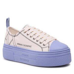 Plátenky Armani Exchange - XDX115 XV695 S607 Off White/Light Blue.