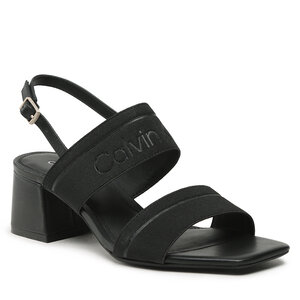 Sandále Calvin Klein - Squared Blk Hl Sandal 45 He HW0HW01635 Ck Black BEH.