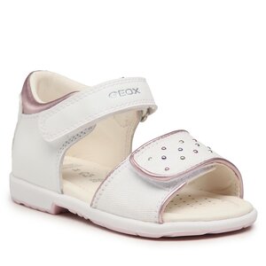 Sandále Geox - B Verred A B3521A 08509 C1253 S White/Old Rose.