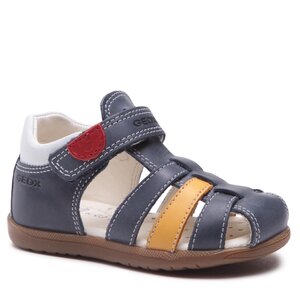 Sandále Geox - B Sandal Macchia Boy B254VA0CL85C4229 Navy/Dk Yellow.