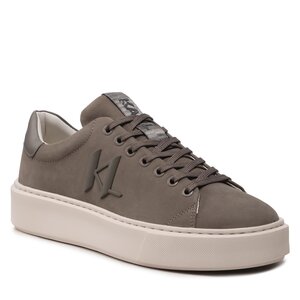 Sneakersy KARL LAGERFELD - KL52217 Taupe Nubuck.