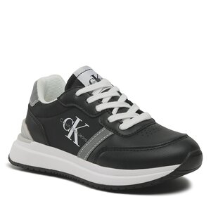 Sneakersy Calvin Klein Jeans - Low Cut Lace-Up Sneaker V3X9-80580-1594 M Black/Grey.