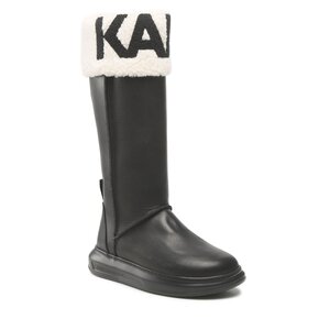 Čižmy Karl Lagerfeld - KL44580 Black Lthr.
