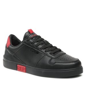 Sneakersy Replay - Polaris Court GMZ3P.000.C0008L Black/Red 0178.