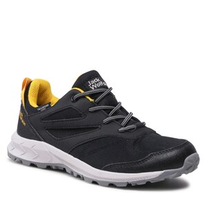Trekingová obuv Jack Wolfskin - Woodland Texapore Low K 4042162 Black/Burly Yellow.