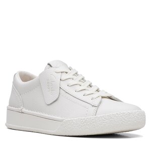 Poltopánky Clarks - CraftCup Walk 26167544 White Leather.