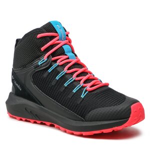 Trekingová obuv Columbia - Trailsorm™ Mid Waterproof BL0155 Black/White 014.