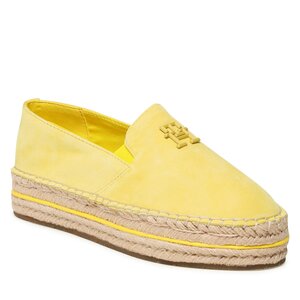Espadrilky Tommy Hilfiger - Th Suede Platform Espadrille FW0FW07069 Vivid Yellow ZGS.