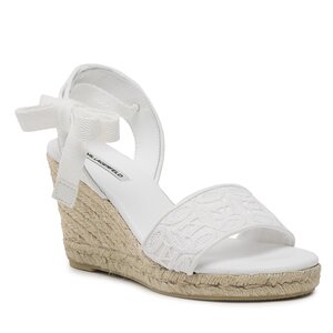 Espadrilky KARL LAGERFELD - KL32205 White.