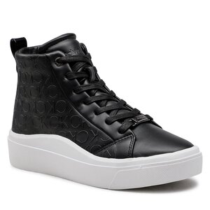 Sneakersy Calvin Klein Jeans - Cupsole Wave High Top-Hf HW0HW01330 Ck Black BAX.