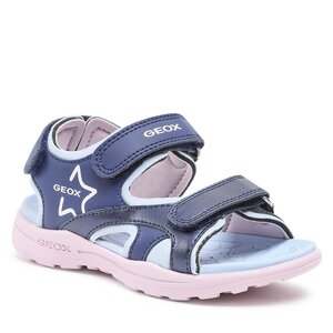 Sandále Geox - J Vaniett Girl J256AA054AJC0694 S Navy/Pink.