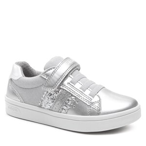 Sneakersy Geox - J Djrock Girl J354ME0AJ11C1007 S Silver.