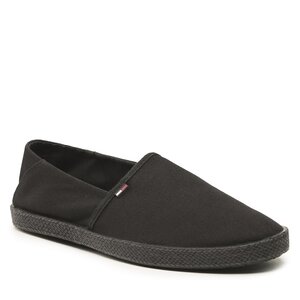 Espadrilky Tommy Jeans - Espadrille EM0EM01150 Black BDS.