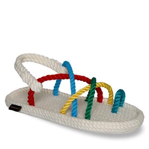 Sandále Bohonomad - Ibiza IBZ.0177.WRS White-Multicolor.