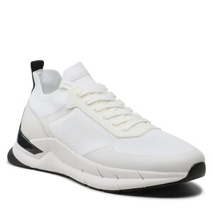 Sneakersy Calvin Klein - Low Top Lace Up Mix HM0HM00918 White/Black 0K9.