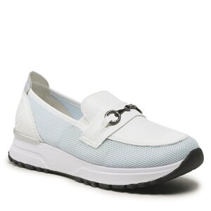 Poltopánky Rieker - N7455-80 Blau Kombi.