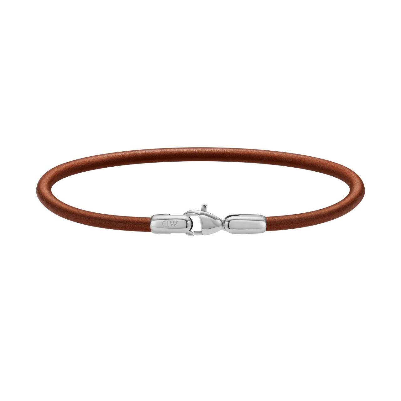 Daniel Wellington Slušivý hnedý kožený náramok St Mawes Perfect Pair DW0040071 20,5 cm.