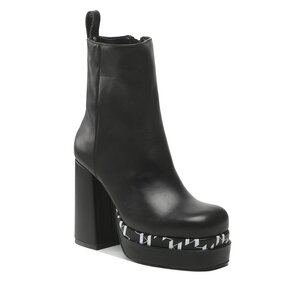 Členková obuv KARL LAGERFELD - KL30144 Black Lthr.