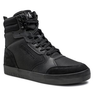 Sneakersy CALVIN KLEIN JEANS - Vulccanized Laceup Mid N-W YM0YM00482 Triple Black 0GT.