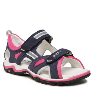 Sandále Bartek - 19176-010 Granat/Fuksja.