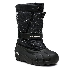Snehule Sorel - Youth Flurry Print NY3503-010 Black.