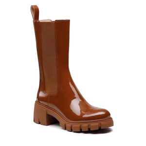 Členková obuv Steve Madden - Aq-Hype SM11001651-02002-361 Cognac Patent.