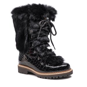 Členková obuv New Italia Shoes - 1415400A/27 Black.