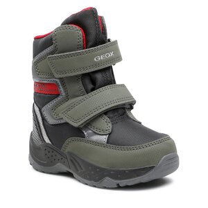 Snehule Geox - J Sentiero B.B Abx B J26FSB 0FUCE C0754 M Dk Green/Red.