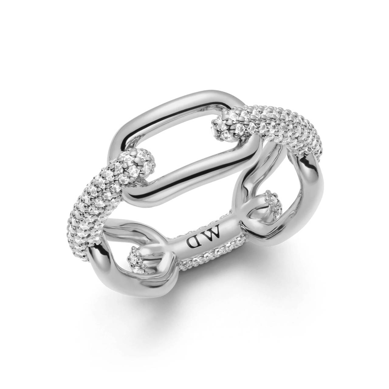 Daniel Wellington Elegantný prsteň Crystal Link DW0040061 58 mm.