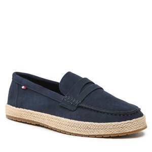 Espadrilky Tommy Hilfiger - Th Resort Classic Suede FM0FM04453 Desert Sky DW5.