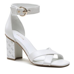 Sandále Guess - Yancy FL6YAN LEA03 WHITE.