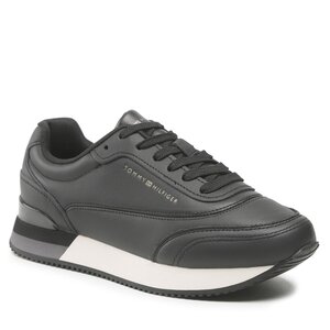 Sneakersy Tommy Hilfiger - Lux Leather Sneaker FW0FW06836 Black BDS.