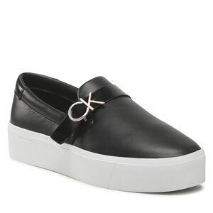 Sneakersy Calvin Klein - Flatform Cup Slip On W/Hw HW0HW01516 Ck Black BEH.
