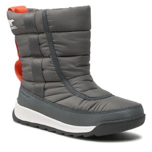 Snehule Sorel - Youth Whitney™ II Puffy Mid Wp NY3873-054 Quarry/Sea Salt.