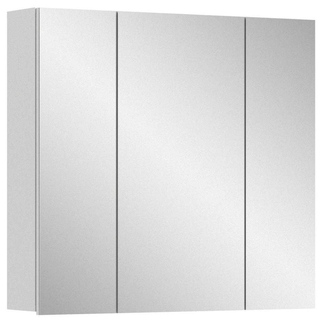 MID.YOU ZRKADLOVÁ SKRINKA, biela s vysokým leskom, biela, 82/77/18 cm.