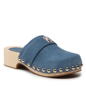 Šľapky Tommy Hilfiger - Th Clog Suede FW0FW07171 Blue Coast DBX.