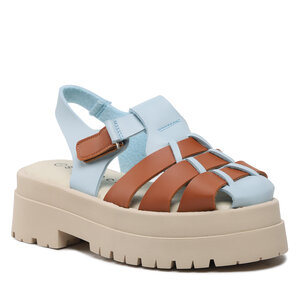 Šľapky Surface Project - Chunky 1 Cognac/Blue.