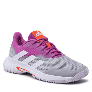 Topánky adidas - CourtJam Control W GZ4616 Grey/Pink/Grey.