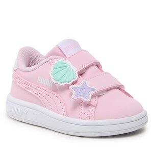 Sneakersy Puma - Smash V2 Mermaid V Inf 391899 02 Pearl Pink /White/Violet/Mint.