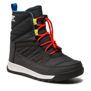 Snehule Sorel - Youth Whitney II Short Lace Wp NY3903 Jet/Sea Salt 093.