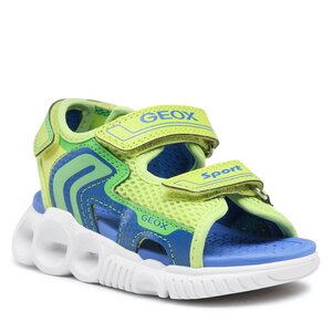 Sandále Geox - J Sandal Wroom Boy J25GGA014CEC0876 M Lime/Royal.